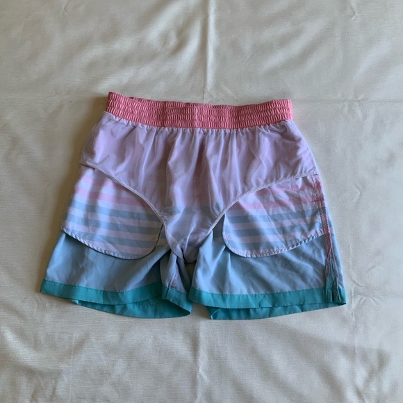 Chubbies Pink and Blue Striped Athletic Shorts - Picture 5 of 8